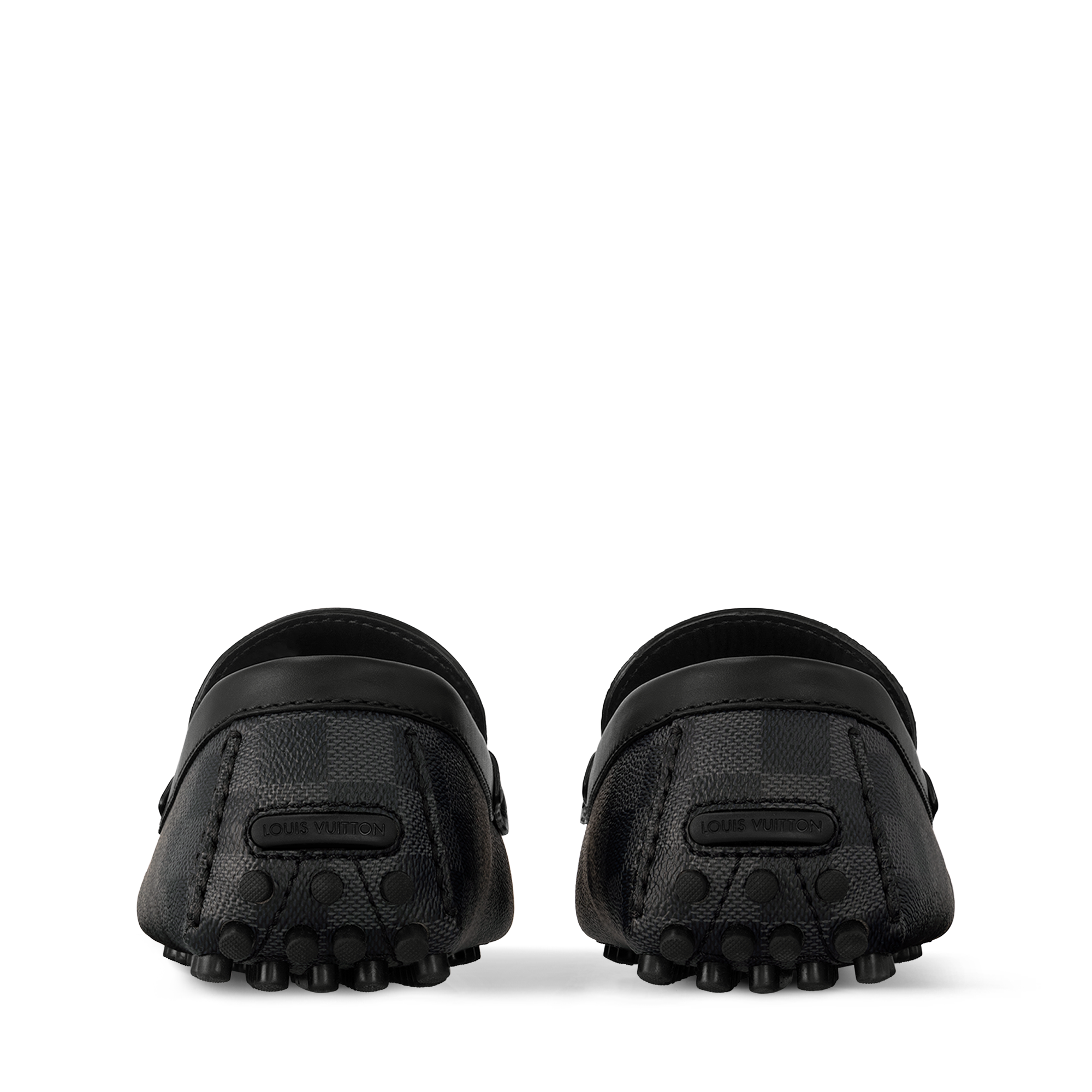 Hockenheim Moccasin Damier Graphite Canvas - Men - Shoes | LOUIS